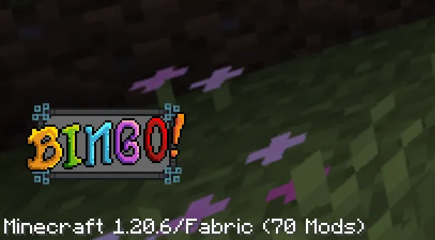 A “BINGO!” button on the title screen